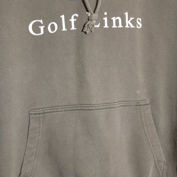 Pebble Beach Golf Links ⛳️ Hooded Sweatshirt ⛳️ Olive/Brown ⛳️ Lots of Life Left - Picture 4 of 10